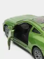 Зеленый машинка металлическая, инерционная