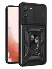 Зеленый чехол противоударный armors для Samsung S23 / Самсунг S23 с защитой камеры