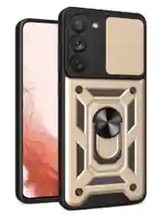 Зеленый чехол противоударный armors для Samsung S23 / Самсунг S23 с защитой камеры