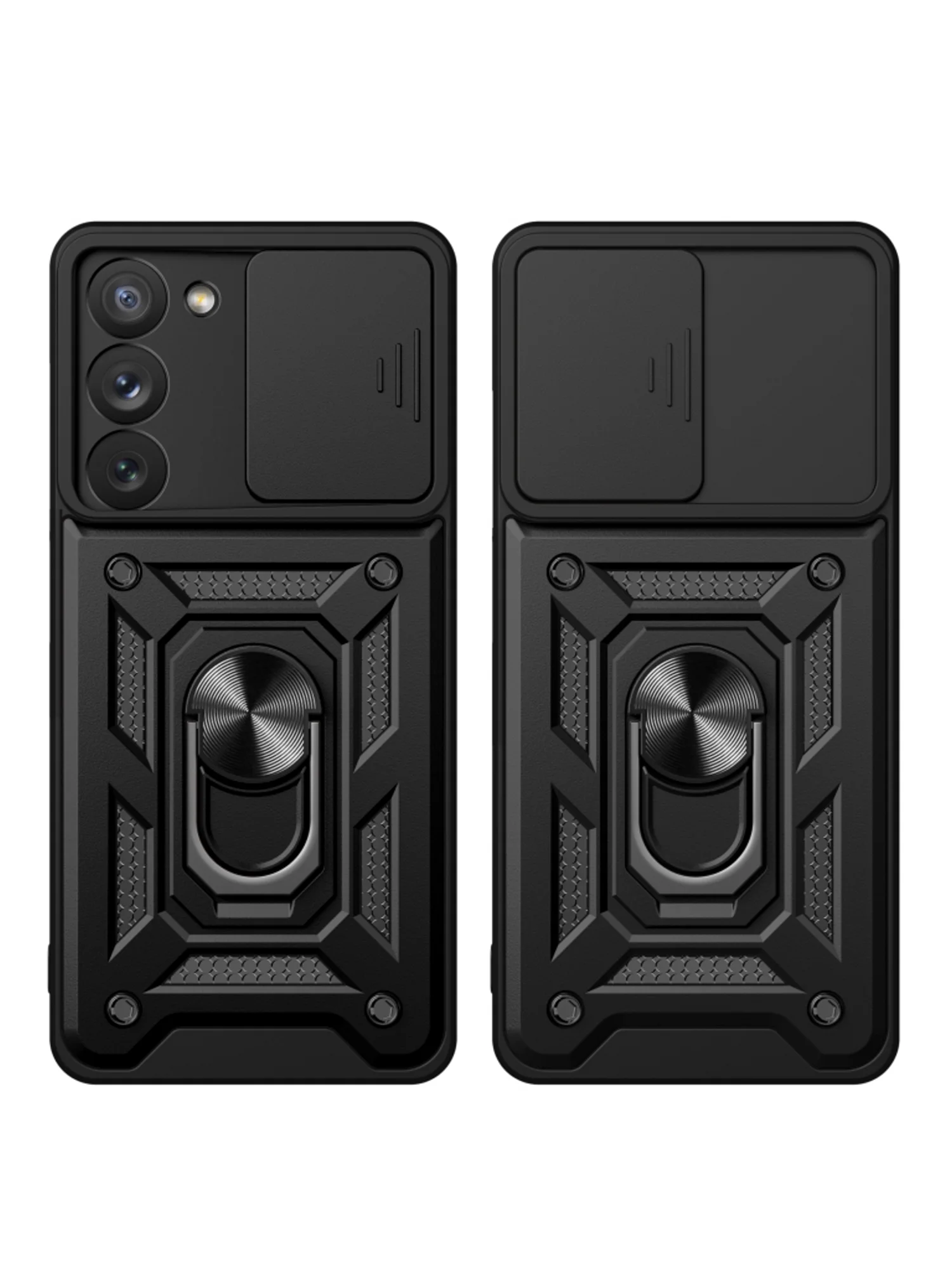 Зеленый чехол противоударный armors для Samsung S23 / Самсунг S23 с защитой камеры