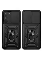 Зеленый чехол противоударный armors для Samsung S23 / Самсунг S23 с защитой камеры