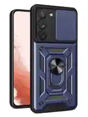 Темно-синий чехол противоударный armors для Samsung S23 / Самсунг S23 с защитой камеры
