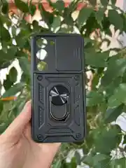Черный чехол противоударный armors для Samsung S23 / Самсунг S23 с защитой камеры