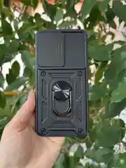 Черный чехол противоударный armors для Samsung S23 / Самсунг S23 с защитой камеры