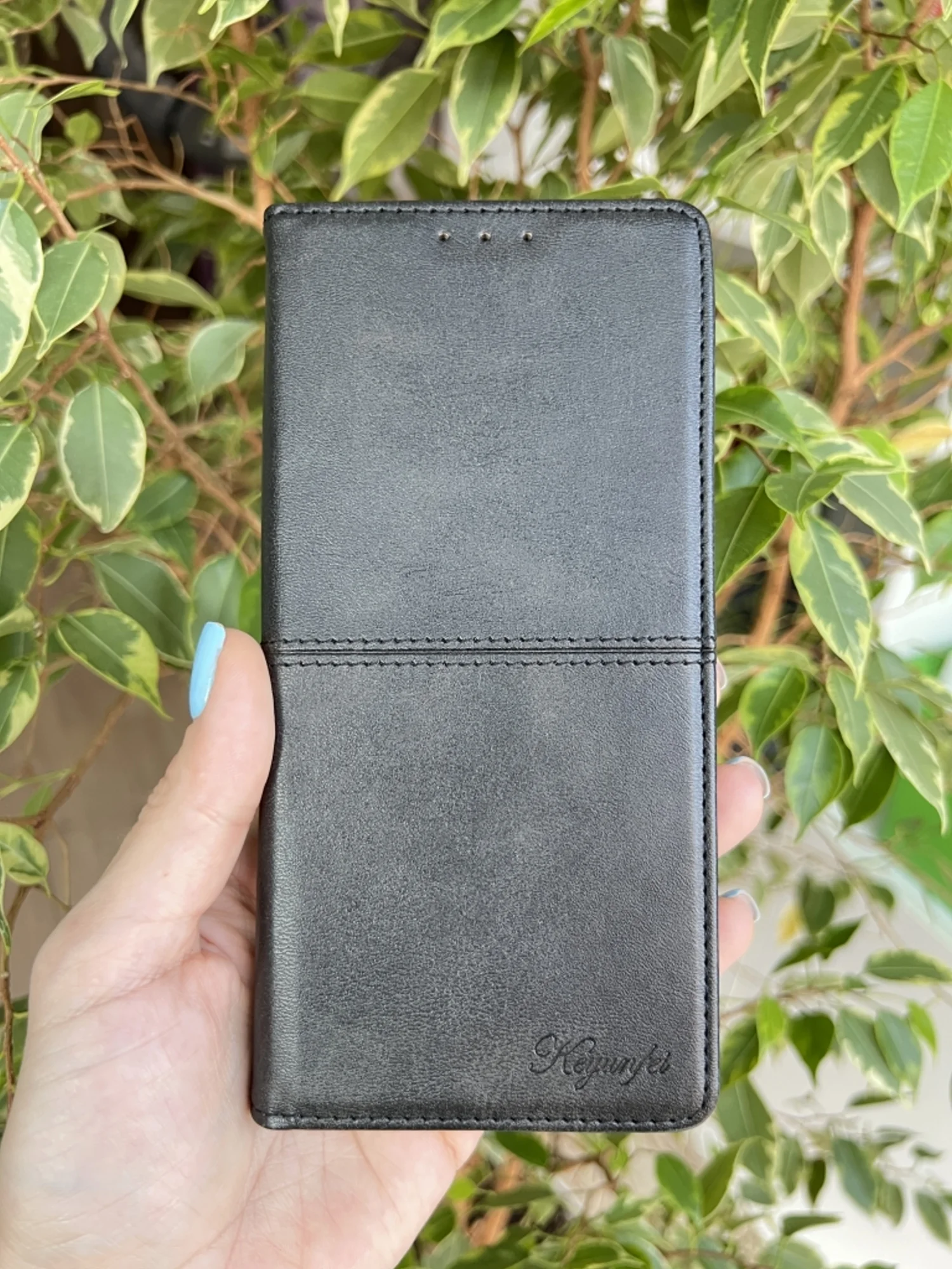 Черный чехол книжка elitcase для Tecno Pova Neo 2 / Техно Пова Нео 2