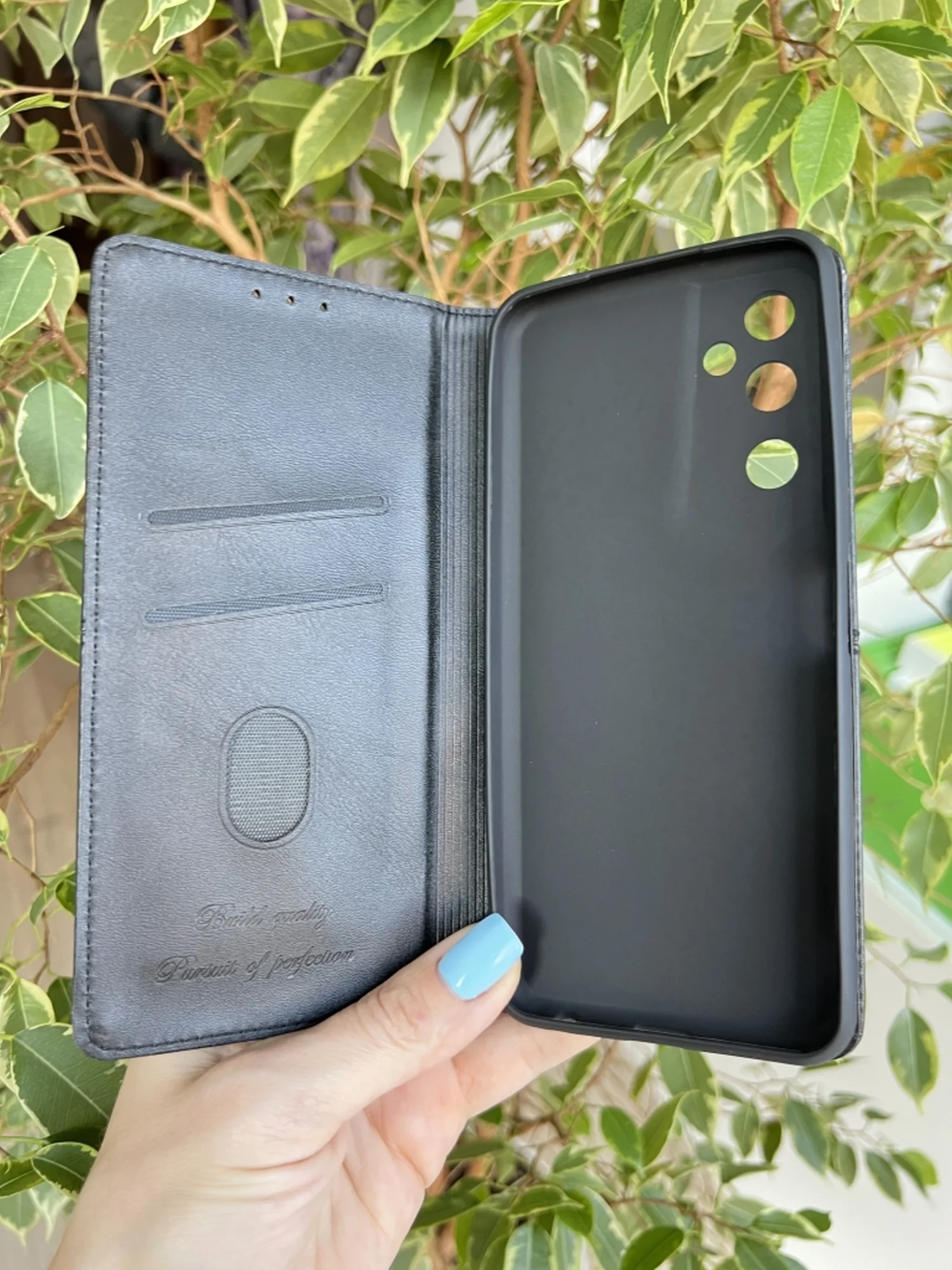 Черный чехол книжка elitcase для Tecno Pova Neo 2 / Техно Пова Нео 2