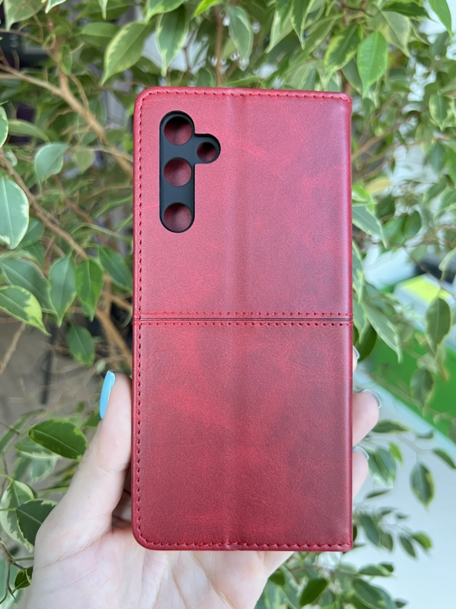 Красный чехол книжка elitcase для Tecno Pova Neo 2 / Техно Пова Нео 2