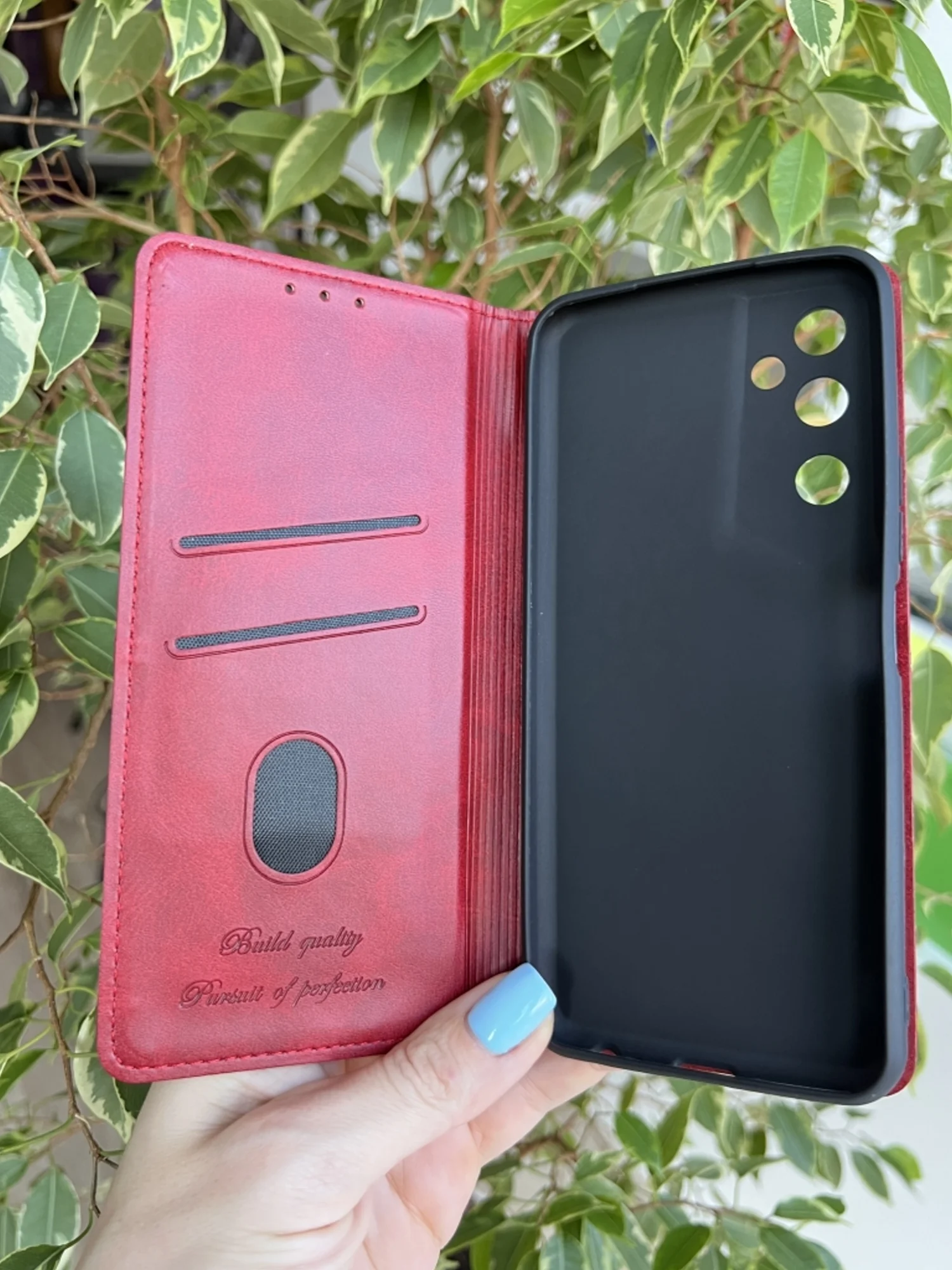 Красный чехол книжка elitcase для Tecno Pova Neo 2 / Техно Пова Нео 2