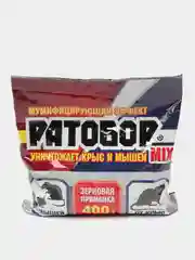 Ратобор" MIX, 400 г Усиленная готовая зерновая приманка для уничтожения крыс и мышей