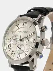 Серебряный часы наручные мужские MINI FOCUS 0415