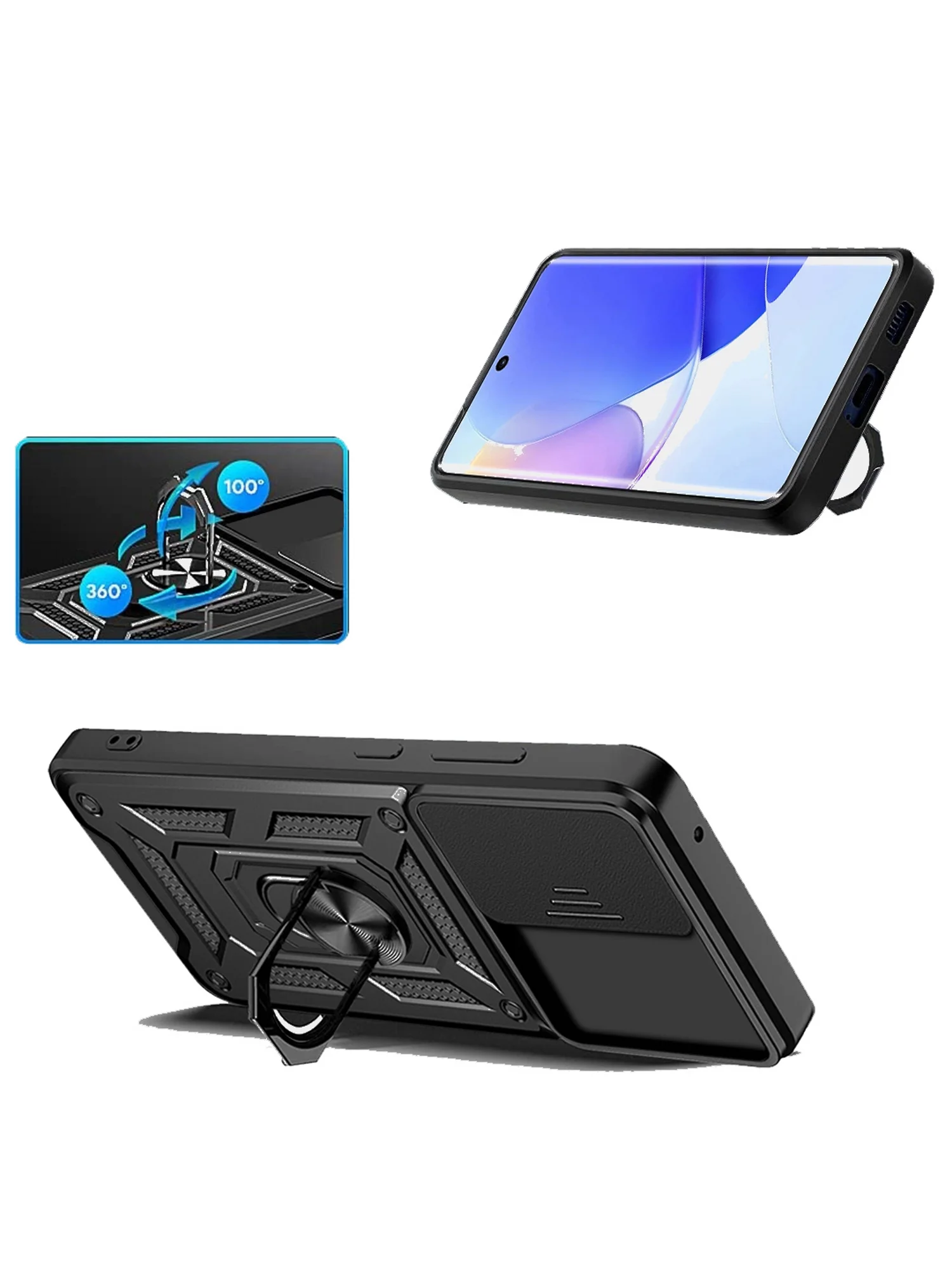 Серебряный чехол противоударный armors для Samsung A53 5G / Самсунг А53 5G с защитой камеры