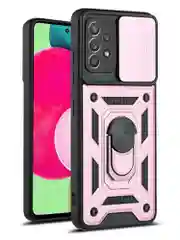 Розовый чехол противоударный armors для Samsung A53 5G / Самсунг А53 5G с защитой камеры