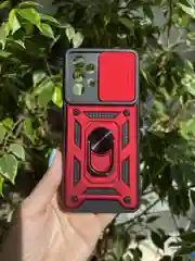 Красный чехол противоударный armors для Samsung A53 5G / Самсунг А53 5G с защитой камеры