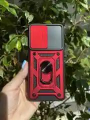 Красный чехол противоударный armors для Samsung A53 5G / Самсунг А53 5G с защитой камеры