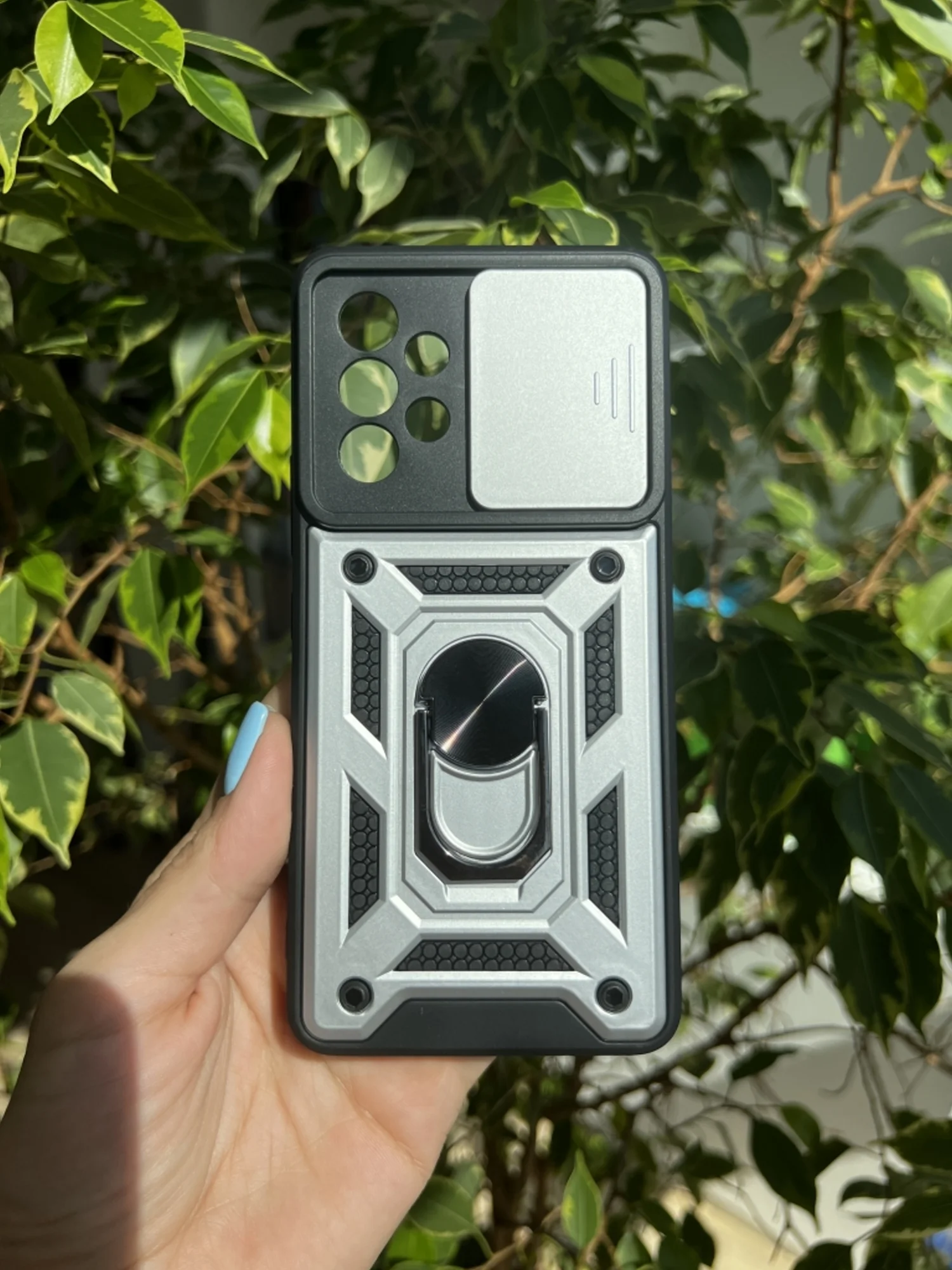 Розовый чехол противоударный armors для Samsung A53 5G / Самсунг А53 5G с защитой камеры