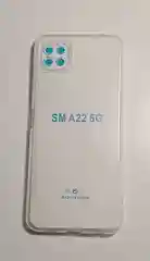 Черный чехол Samsung A22s 5G с защитой камеры и бархатом внутри