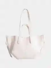 Белый сумка тоут, эко кожа