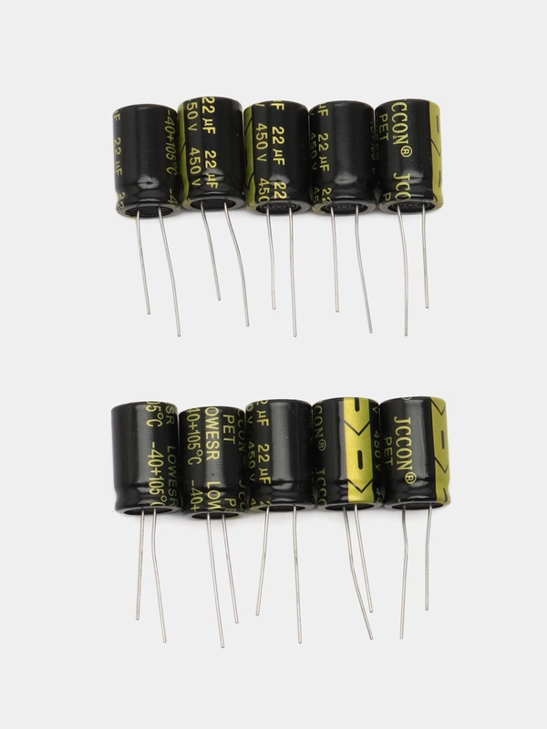 22мкФ 450в Конденсатор электролитический 22UF 450V 105C 13х21мм