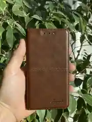 Тёмно-коричневый чехол книжка elitcase для Apple iPhone 13 / Айфон 13
