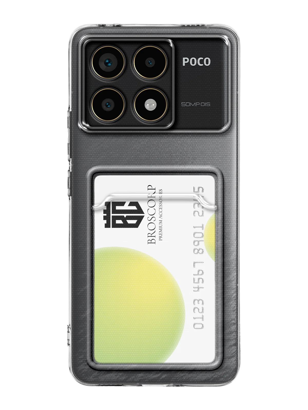 Молочный чехол для POCO F6 Pro/ Xiaomi Redmi K70/ K70 Pro силиконовый BROSCORP матовый / прозрачный