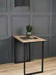 Бордовый стол лофт