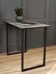 Желтый стол лофт