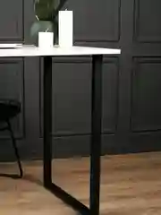 Белый стол лофт