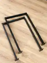 Белый стол лофт