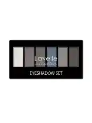 LavelleCollection Тени для век, палетка, матовые и блестящие, тон 02 серо-голубой