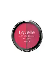 LavelleCollection Румяна для лица, 2-цветные компактные, тон 04 ягодный