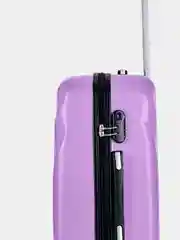 Чемодан на колесах L большой Lcase Phuket пластиковый лиловый фиолетовый