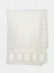 Белый bizer Шторка для ванны, 180*200 см, PEVA, с 3D эффектом