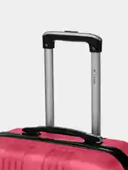 Чемодан на колесах L большой Lcase пластиковый Bangkok розовый