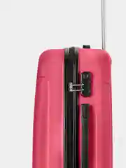 Чемодан на колесах L большой Lcase пластиковый Bangkok розовый