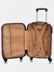 Чемодан на колесах L большой Lcase пластиковый Bangkok розовый