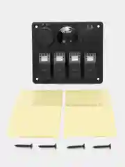 Панель переключателей 4-разрядный USB 12-24 В для автомобилей, лодок и другой техники