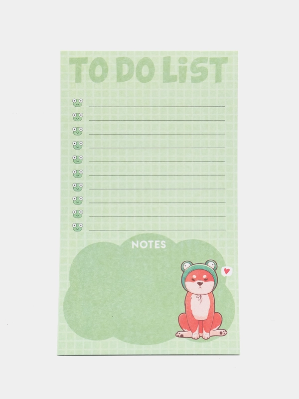 Блок для записей (To Do list) "Cute dog",50л