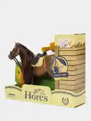 Коричневый лошадка игрпушечная, Лошадь игрушка, Конь