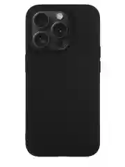 Черный чехол для Apple iPhone 16 Pro силиконовый ROSCO матовый/ прозрачный тонкий с защитой камер