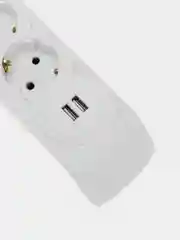 Фильтр сетевой KRANZ, 5 гнезд, 5 м, 3 х 1,5 мм, с автовыключением, 2 USB, белый