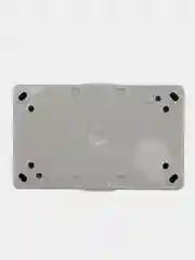 Блок горизонтальный 2 розетки KRANZ INDUSTRIAL, IP54, керамика, с заземлением, серый