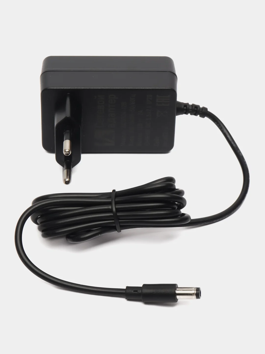 Черный адаптер питания Adapter 220V/12VDC 2 A 24W