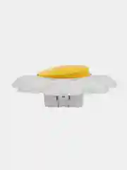 Выключатель двухклавишный KRANZ HAPPY Ромашка, скрытой установки, 10 А
