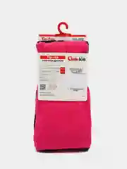 Розовый детские колготки conte-kids с рисунком