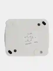 Выключатель двухклавишный KRANZ Mini OG OG, IP54, открытой установки, белый