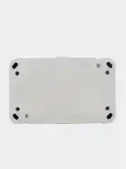 Блок горизонтальный 2 розетки KRANZ Mini OG, с заземлением, открытой установки, белый