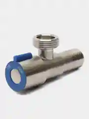 Кран угловой из нержавеющей стали 1/2x3/4 НР для стиральных машин, TIM BL5852.03S