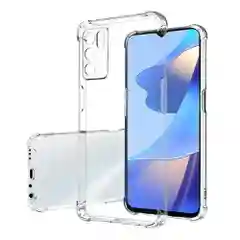 Чехол для OPPO A16 / A16s, с усиленными углами, силиконовый, прозрачный