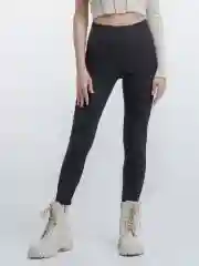 Легинсы спортивные женские, в рубчик