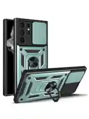 Серебряный чехол противоударный armors для Samsung S22 Ultra / Самсунг S22 Ультра с защитой камеры